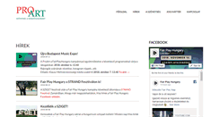 Desktop Screenshot of proart.hu